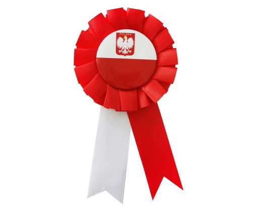 NÁRODNÝ ZNAK POĽSKA BIELY A ČERVENÝ