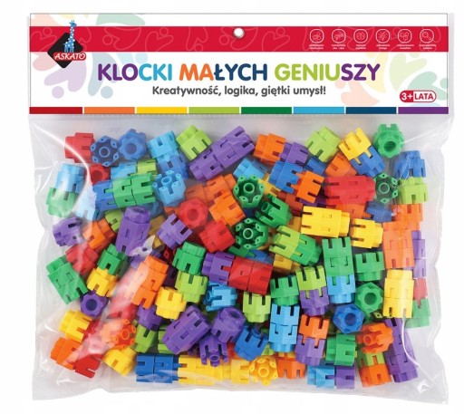 Bloky malých géniov, skrutky, 100 prvkov Askato