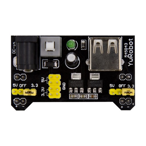 MB102 Napájací modul pre doštičku na chlieb 5V 3,3V