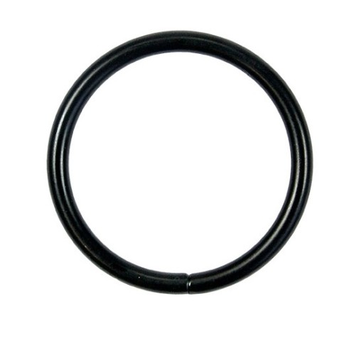 Kovový kožený prsteň 30 mm - 2 ks.