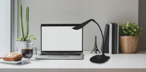 Stolná LED lampa ESPERANZA Acrux, čierna
