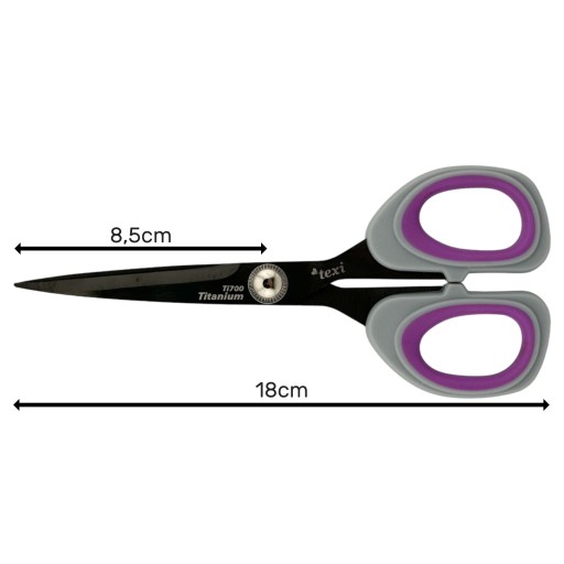 Texi Titanium Ti700 krajčírske nožnice 18cm