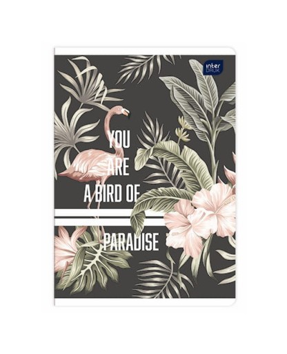 Interprint NOTEBOOK A5 60 štvorcových listov UV TRENDY DIEVČATÁ