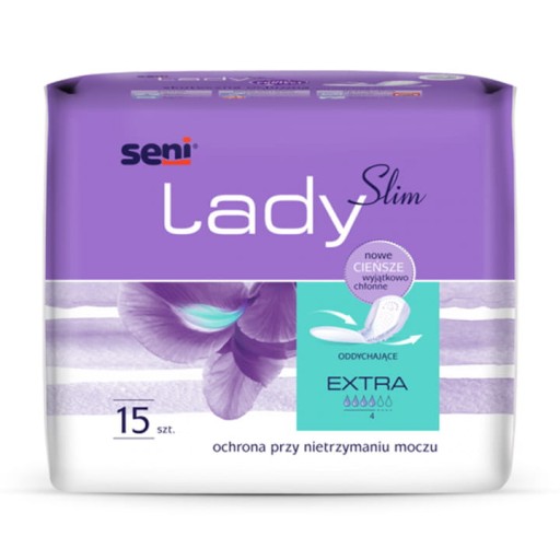 SENI Lady Slim Extra vložky 15 ks.