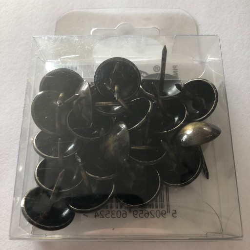 GOMBÍKY ČALÚNNE barokové špendlíky 19 mm - 20 ks