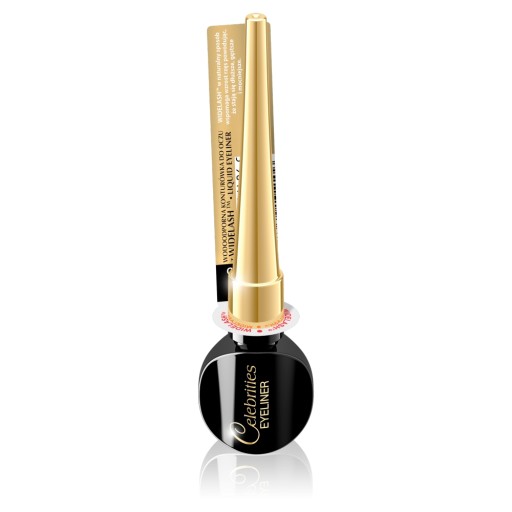Vodeodolná očná linka Eveline Cosmetics Black