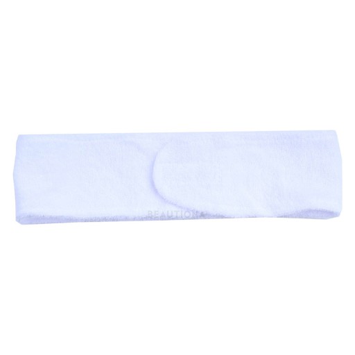 KOZMETICKÝ GUM DO VLASOV, BIELY VELCRO, NASTAVITEĽNÝ