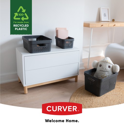 CURVER ECO PREŠIEROVANÁ KRABICA KONTAJNER 4,5 L SIVÁ