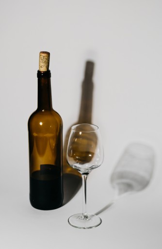Balón LADY s uzáverom, fľaša vína v košíku, 5L