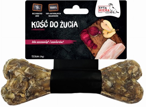 SITUOVANÝ MICHA PSÍ KOST, CHEEWARD, ŠTEŇA, 13,5 CM