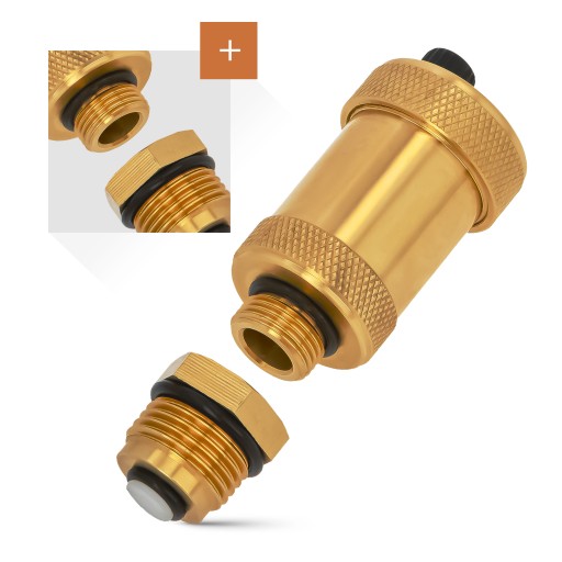 Automatický vertikálny 1/2'' odvzdušňovací ventil chladiča