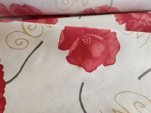 OVOCNÁ LÁTKA 1, záhradné vzory, obrusy, závesy