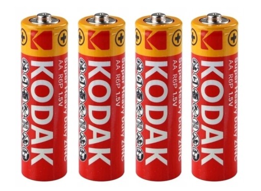 4x AA batérie KODAK EXTRA HEAVY DUTY R06