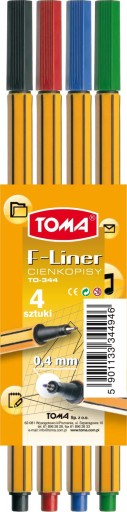 Toma F-Liner TO-344 4-farebná jemná linka.