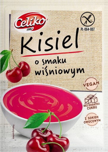 VIŠŇOVÉ želé bez cukru CELIKO 40g