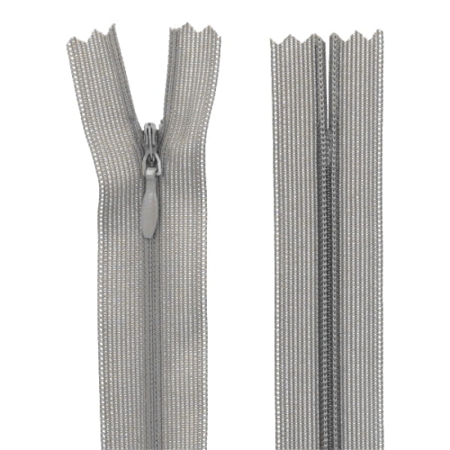 KRYTÉ Zipsy 45cm SVETLO SIVÁ 1 ks.