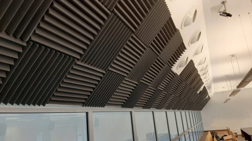Akustické tlmenie PANEL Absorber WALL WEDGE štvorcová akustická skúšobňa