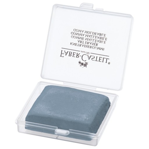 Guma na chlieb, jemná sivá, v puzdre Faber Castell