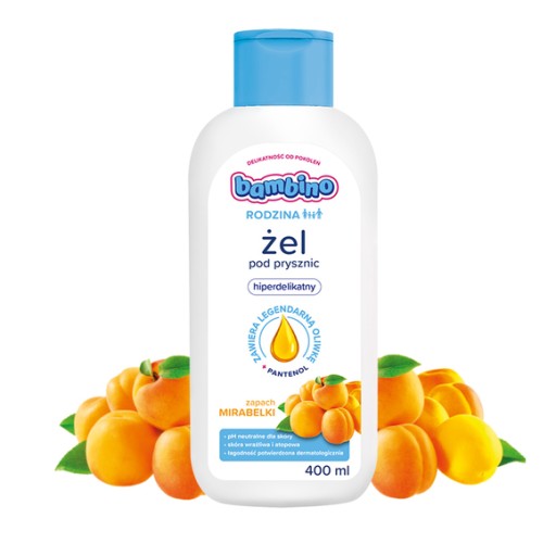 Sprchový gél Bambino Family Hypergentle Mirabelka 400ml