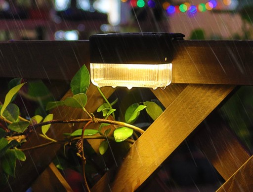 SOLÁRNE ZÁHRADNÉ SCHODISKO LED PRE TERASU VODOTĚSNÉ 4KS