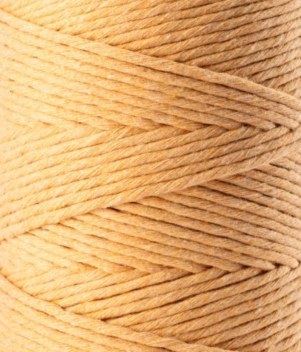 Svieža melónová bavlnená šnúrka na makramé, 3mm, 100m