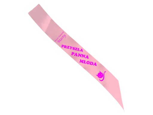 Prispôsobená menná šerpa na hen party