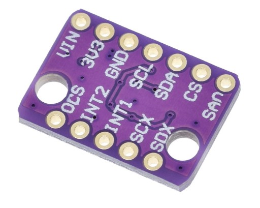 581 GY-BMI160 6-osový akcelerometer s gyroskopom Arduino