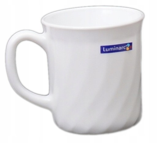 Biely sklenený hrnček Luminarc Trianon 290 ml