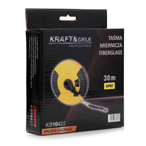 Zvinovací meter KD10424, výsuvný, 30 metrov