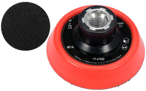 MONTÁŽNY DRŽÁK YATO M14 SO VELCRO 75MM