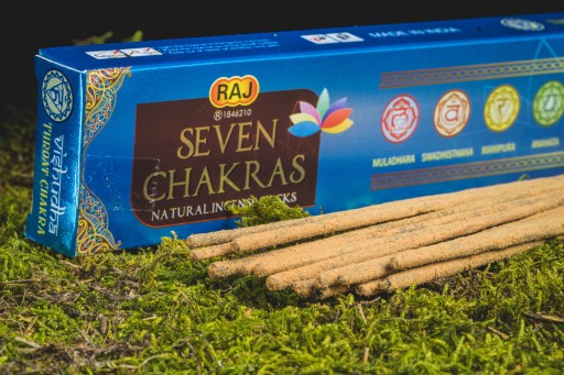 Rajské čakrové vonné tyčinky - biela šalvia
