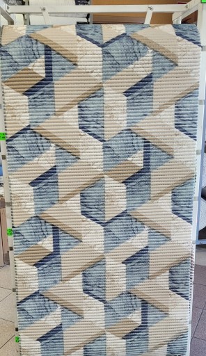 Metrová kúpeľňová predložka, mäkká, rýchloschnúca, 65 cm x 10 cm, MAT-014