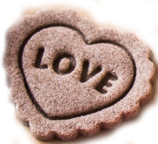 Vytláčané vykrajovačky Hearts LOVE COOKIES 3 ks