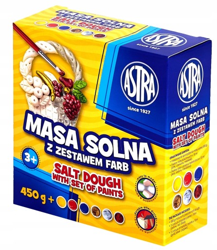ASTRA SOĽNÁ PASTA 450g SO SADA 6 FARBÍV