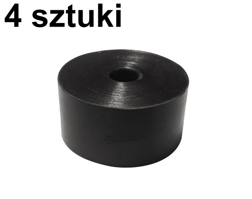 Antivibračná podložka, gumový izolátor vibrácií 40 x 8 x 20 mm - 4 kusy