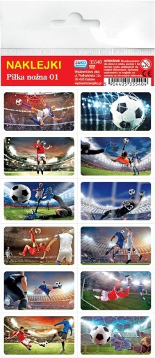 NÁLEPKY. FUTBAL, JAKO PUBLISHING