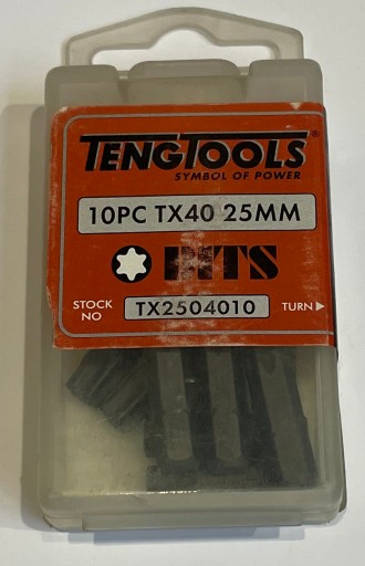 Bit Teng Tools TX40 25mm 10 kusov