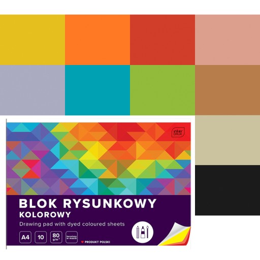 FAREBNÝ BLOK A4 10 LIST 80g TLAČ
