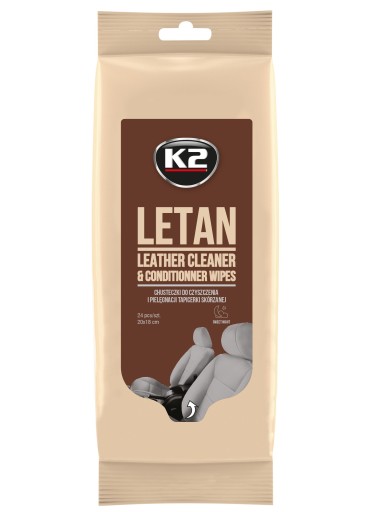 Utierky K2 LETAN WIPES na kožené čalúnenie