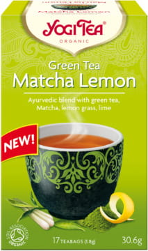 Zelený čaj s citrónom a matcha BIO - Yogi Tea