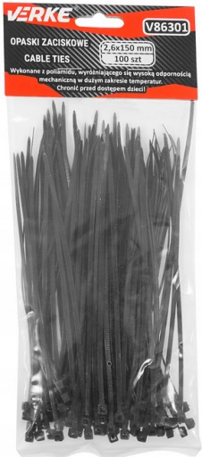 KABELOVÉ VIAZAKY KABELOVÉ VIAZAKY KABELOVÉ VIAZAKY 2,6x150mm