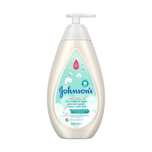 JOHNSON'S Cotton Touch 2v1 kúpeľ a telové mlieko pre deti 500ml