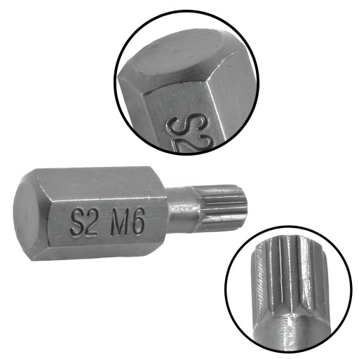 BIT 10MM SPLINE 6x30MM