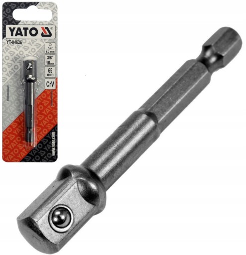 YATO HEX ADAPTÉR PRE 3/8 ZÁSUVKY 6,5cm