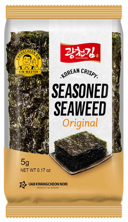 Snacki Original s prírodnými morskými riasami 5g KC nori chips snack