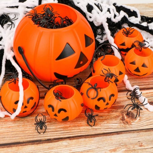 Halloween tekvicový košík, vedierko, taška, nádoba na sladkosti