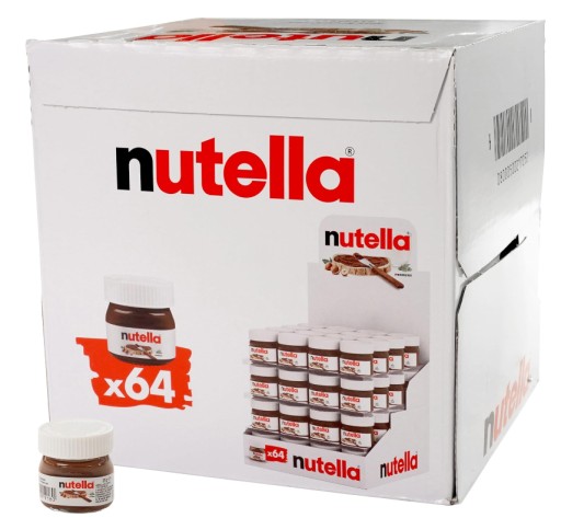 Nutella Mini Cream poďakovanie darček pre hostí darček ku Dňu detí