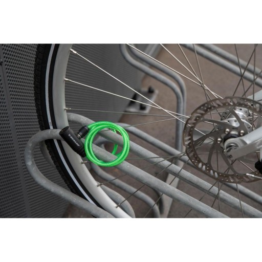 Bezpečnostná spona na bicykel DUNLOP Lanko na zámok na bicykel 90 cm kľúč