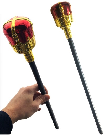 Kostým The King's King's Queen's Royal Scepter for the Betlehem Hra, zlatý