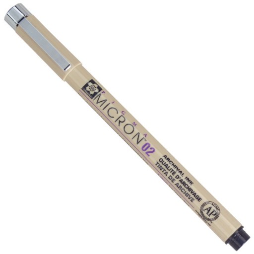 Jemná linka Pigma Micron 02 - Čierna 0,30 mm